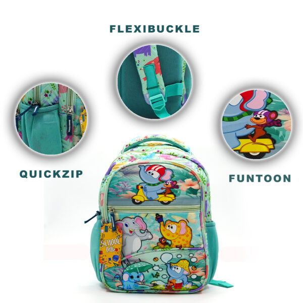 Tumblo Cute Elephant School Bag(6-9 yrs,30 X 16 X 40.62 cm) - Image 5