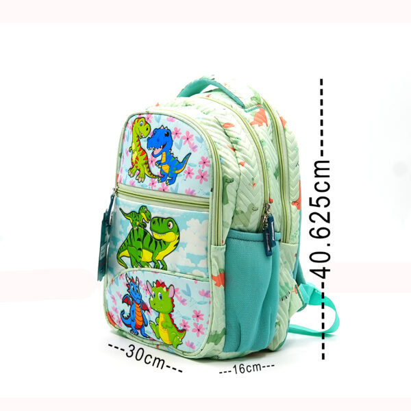 Tumblo Cute Little Dino School Bag(6-9 yrs,30 X 16 X 40.62 cm) - Image 6