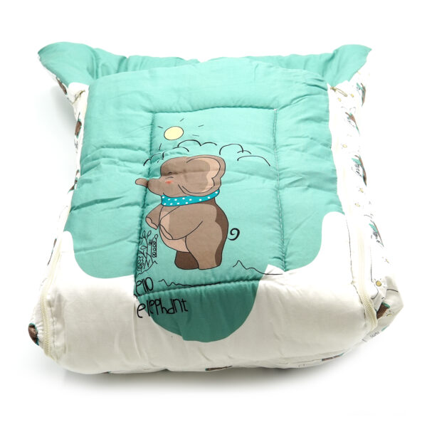 Tumblo Baby Sleeping Bag – “Elephant with cloud” (0–12 Months, 116.84 × 49.53 × 8.87 cm) - Image 5