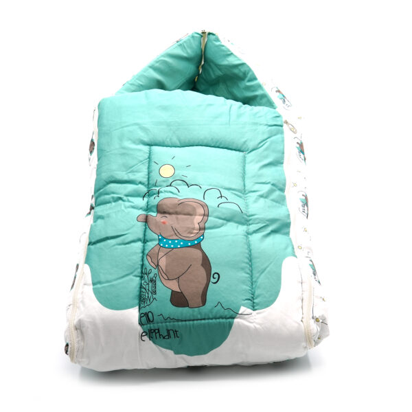 Tumblo Baby Sleeping Bag – “Elephant with cloud” (0–12 Months, 116.84 × 49.53 × 8.87 cm) - Image 6