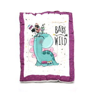 Tumblo Baby Sleeping Mattress – Soft & Cozy Cotton Mat (76 x 51 x 2 cm | 30 x 20 x 0.8 inches) – Baby Wild Design