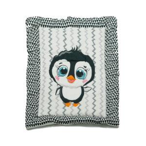 Tumblo Baby Sleeping Mattress – Cute Penguin Design, 76x51x2 cm (30x20x0.8 inches) – 100% Cotton Soft Bedding