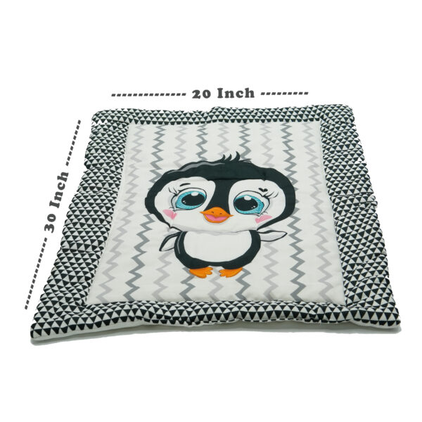 Tumblo Baby Sleeping Mattress – Cute Penguin Design, 76x51x2 cm (30x20x0.8 inches) – 100% Cotton Soft Bedding - Image 2