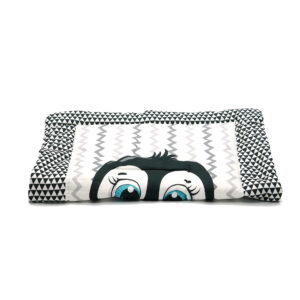 Tumblo Baby Sleeping Mattress – Cute Penguin Design, 76x51x2 cm (30x20x0.8 inches) – 100% Cotton Soft Bedding