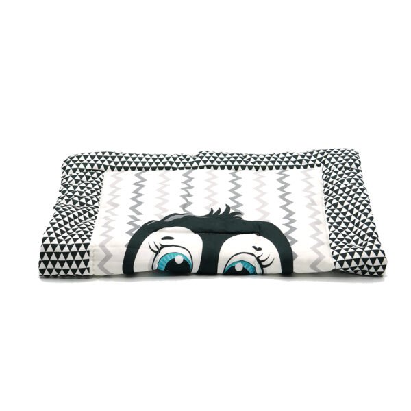 Tumblo Baby Sleeping Mattress – Cute Penguin Design, 76x51x2 cm (30x20x0.8 inches) – 100% Cotton Soft Bedding
