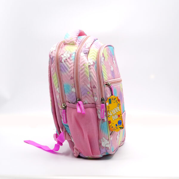 Tumblo Cute Unicorn pink School Bag(6-9 yrs,30 X 16 X 40.62 cm) - Image 3