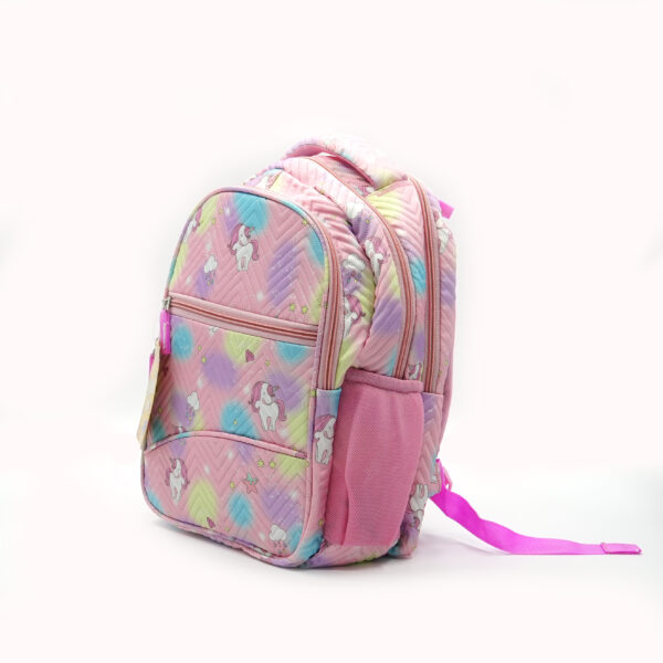 Tumblo Cute Unicorn pink School Bag(6-9 yrs,30 X 16 X 40.62 cm) - Image 2