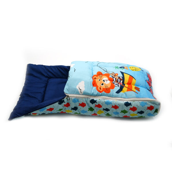 Tumblo Baby Sleeping Bag – Soft & Cozy Cotton with Lion Fishing Print (0–12 Months, 116.84 × 49.53 × 8.87 cm) - Image 5