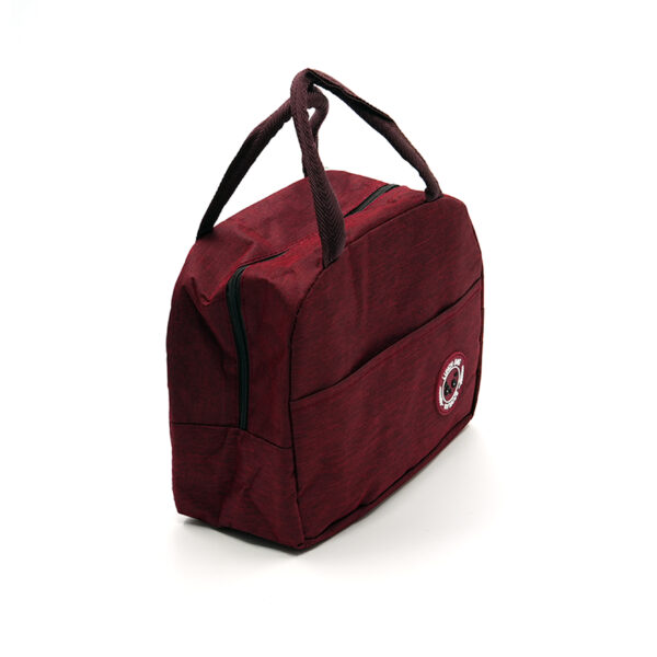 Tumblo Insulated Lunch Bag for Office – Classic Maroon, Leakproof & Thermal (23 x 13 x 19 cm) - Image 3