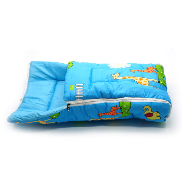 Tumblo Baby Sleeping Bag – Soft & Cozy Cotton with Giraffe Cartoon Print (0–12 Months, 116.84 × 49.53 × 8.87 cm) - Image 3