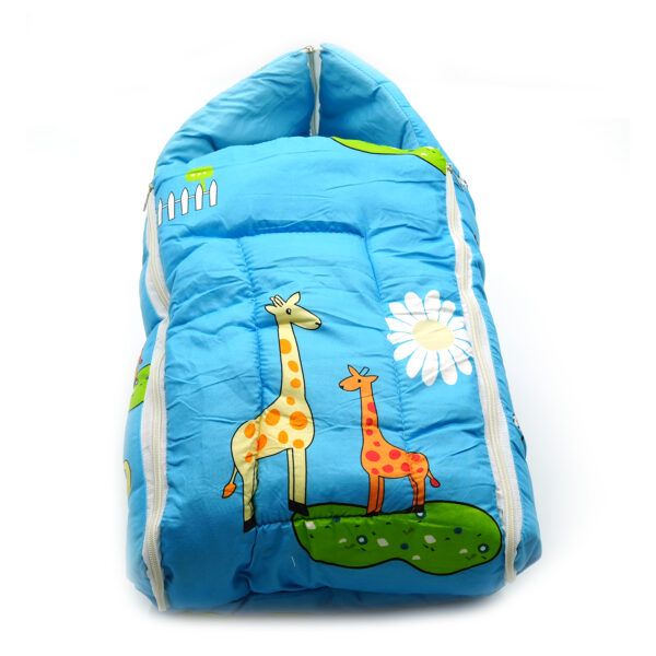 Tumblo Baby Sleeping Bag – Soft & Cozy Cotton with Giraffe Cartoon Print (0–12 Months, 116.84 × 49.53 × 8.87 cm) - Image 6