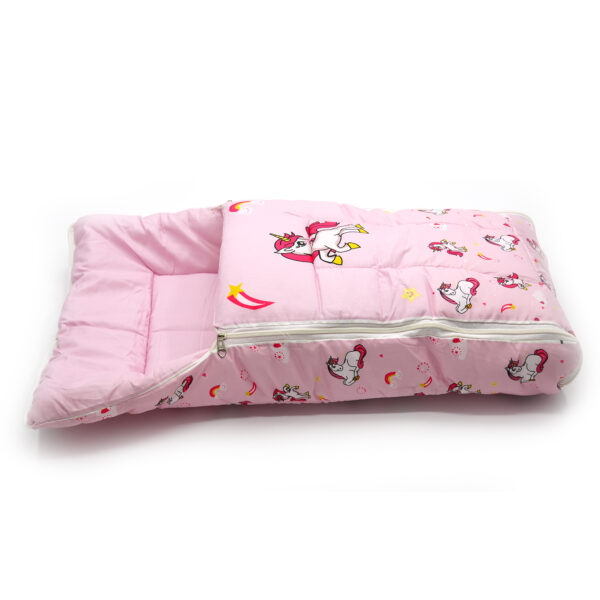 Tumblo Baby Sleeping Bag – Soft & Cozy Cotton with Unicorn Cartoon Print (0–12 Months, 116.84 × 49.53 × 8.87 cm) - Image 3