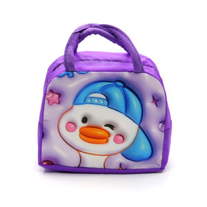 Tumblo Kids Insulated Lunch Bag – Winking Duck Design, Leakproof & Thermal (23 x 13 x 19 cm)
