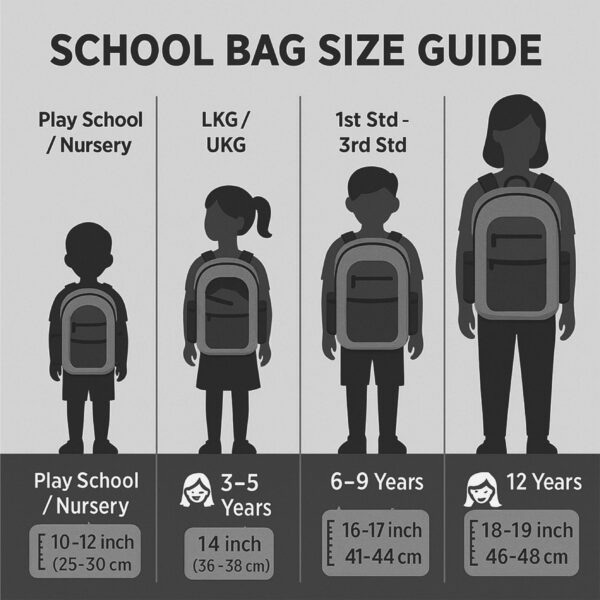 Tumblo Cute Little Dino Black School Bag(6-9 yrs,30 X 16 X 40.62 cm) - Image 7