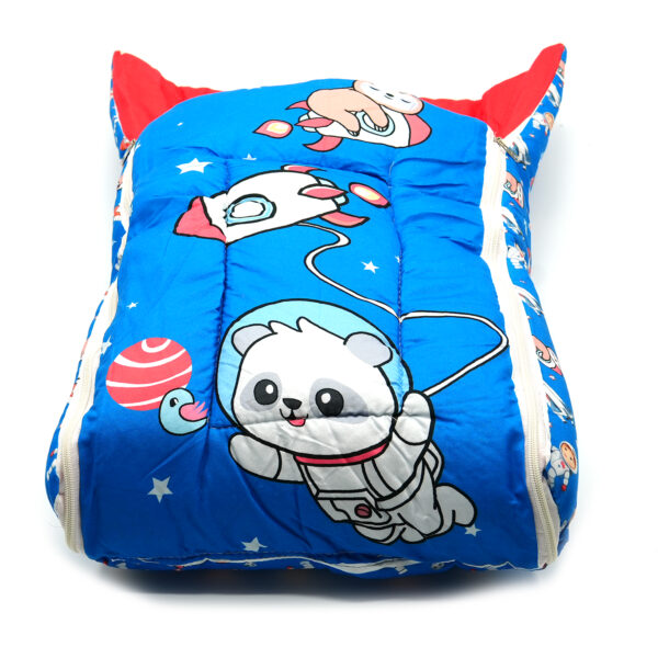 Tumblo Baby Sleeping Bag – Soft Cotton with Blue Space Theme & Astronaut Panda Print (0–12 Months, 116.84 × 49.53 × 8.87 cm) - Image 4