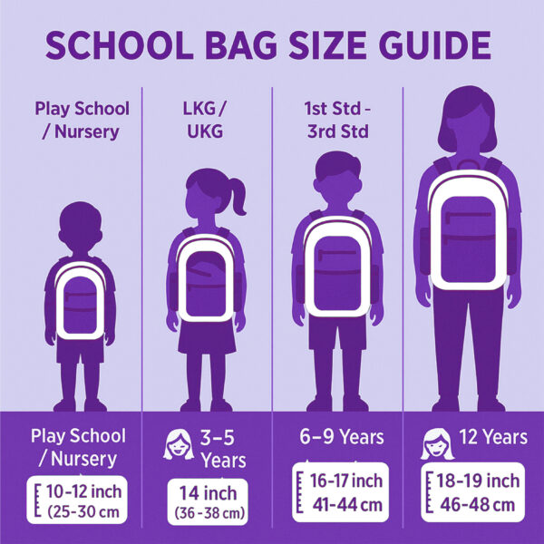 Tumblo Black Unicorn School Bag(6-9 yrs,30 X 16 X 40.62 cm) - Image 7