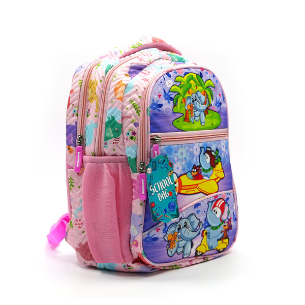 Tumblo pink Cute Little Elephant School Bag(6-9 yrs,30 X 16 X 40.62 cm) - Image 3