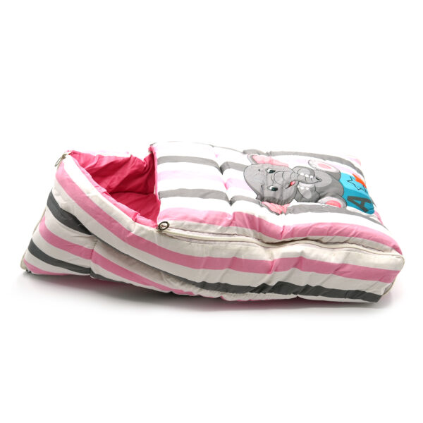 Tumblo Baby Sleeping Bag – “Happy Animals” Cartoon Edition with Bears, Turtles & Dinosaurs (0–12 Months, 116.84 × 49.53 × 8.87 cm)