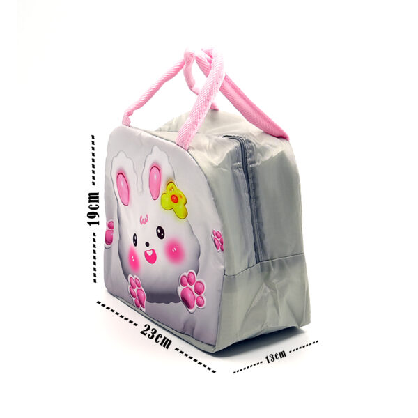 Tumblo Kids Insulated Lunch Bag – Cute Bunny Design, Leakproof & Thermal (23 x 13 x 19 cm) - Image 2