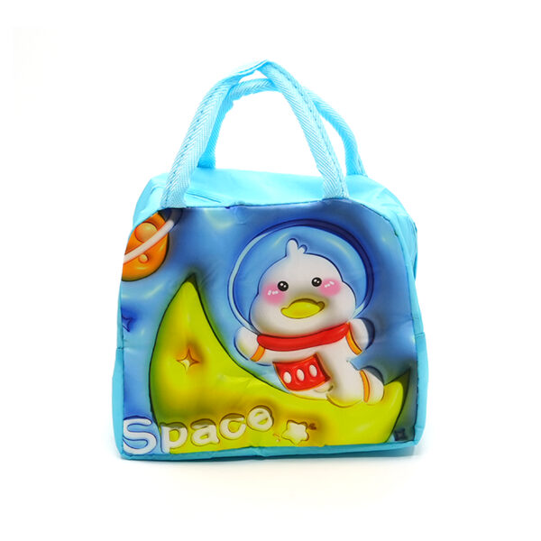 Tumblo Kids Insulated Lunch Bag – Space Duck Design, Leakproof & Thermal (22 x 15 x 18 cm)