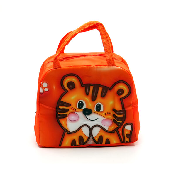 Tumblo Kids Insulated Lunch Bag – Cute Tiger Design, Leakproof & Thermal (23 x 15 x 20 cm)
