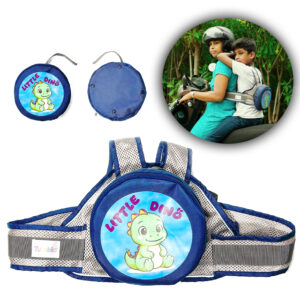 Kid's Safety belt for two wheeler Blue